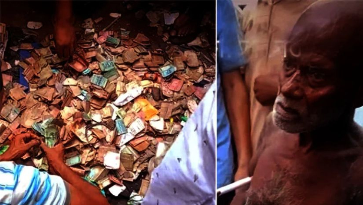 বৃদ্ধের ব্যাগে মিলল সাড়ে তিন লাখ টাকা