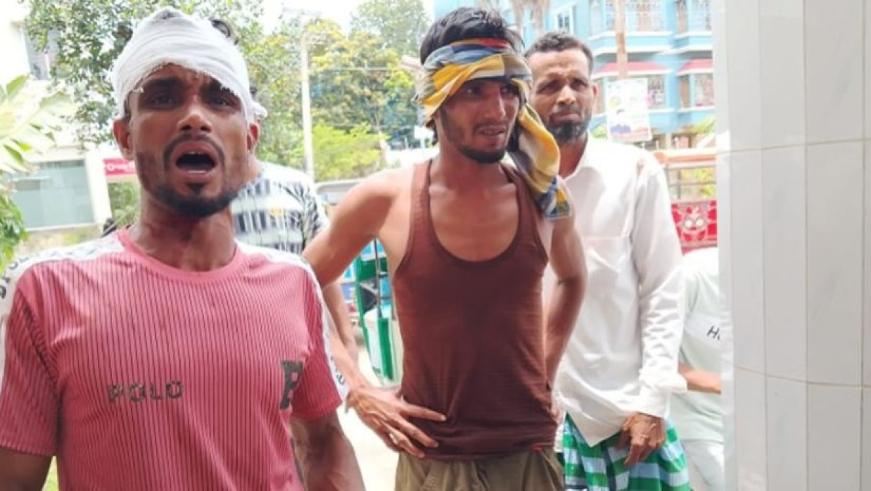 সংঘর্ষে আহত 