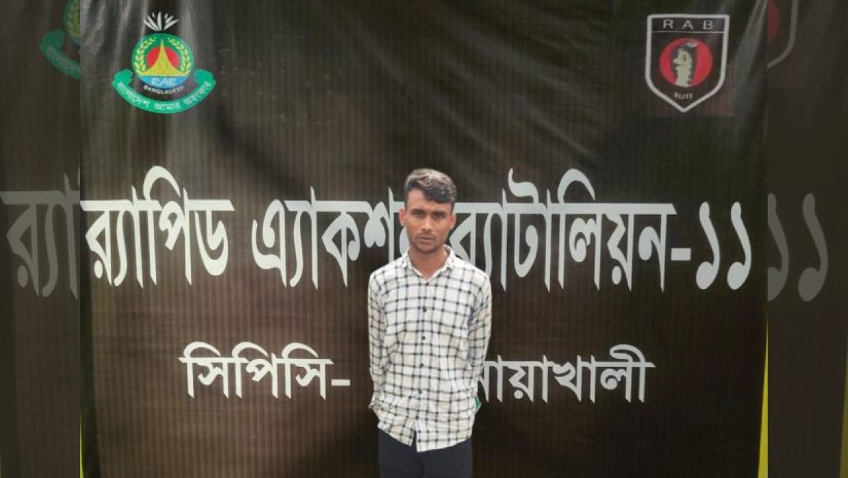 গ্রেপ্তারকৃত আসামি মো. সজিব