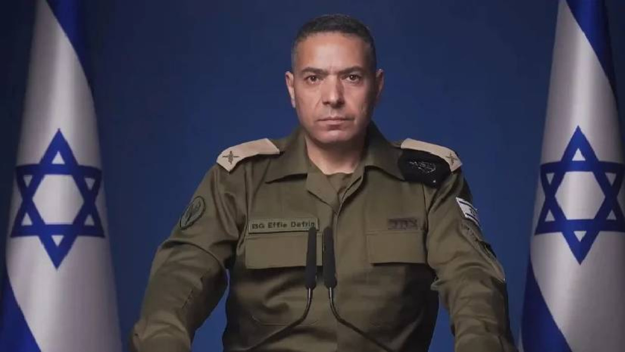 আইডিএফ মুখপাত্র ব্রিগেডিয়ার জেনারেল এফি ডেফরিন