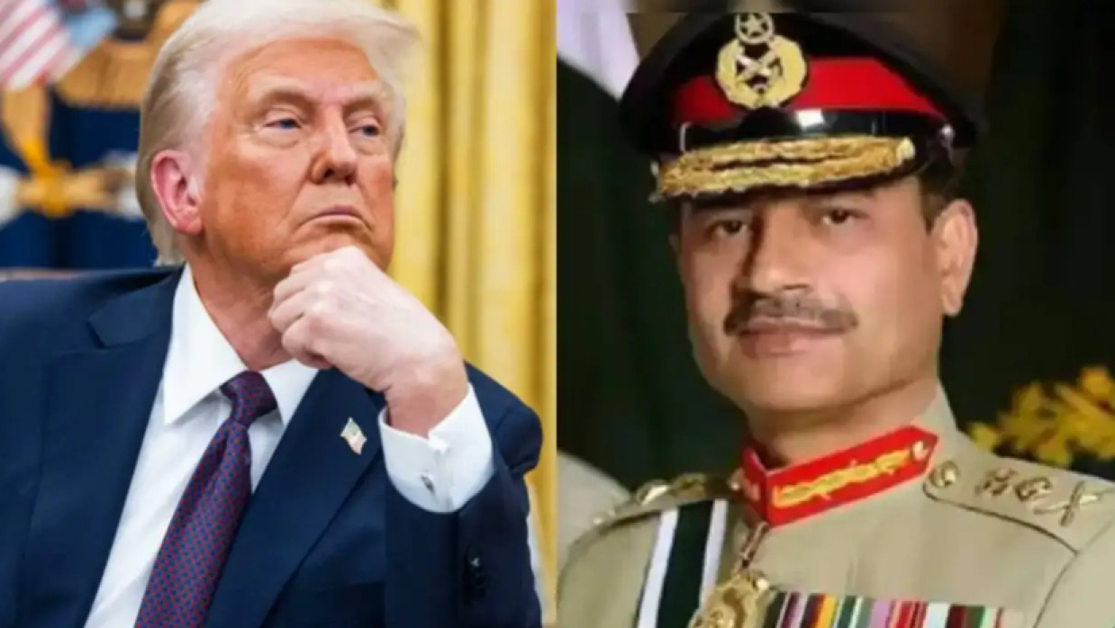ডোনাল্ড ট্রাম্প ও জেনারেল আসিম মুনির
