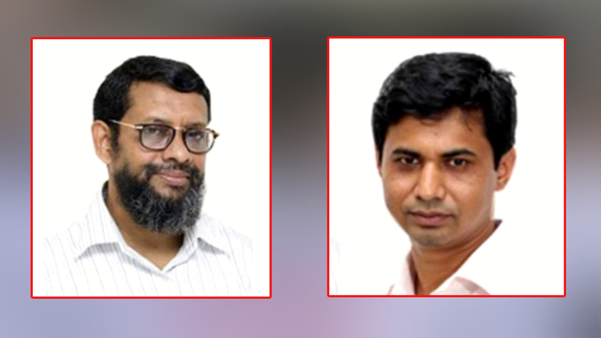 অধ্যাপক কবির হোসেন ও কামরুজ্জামান চৌধুরী