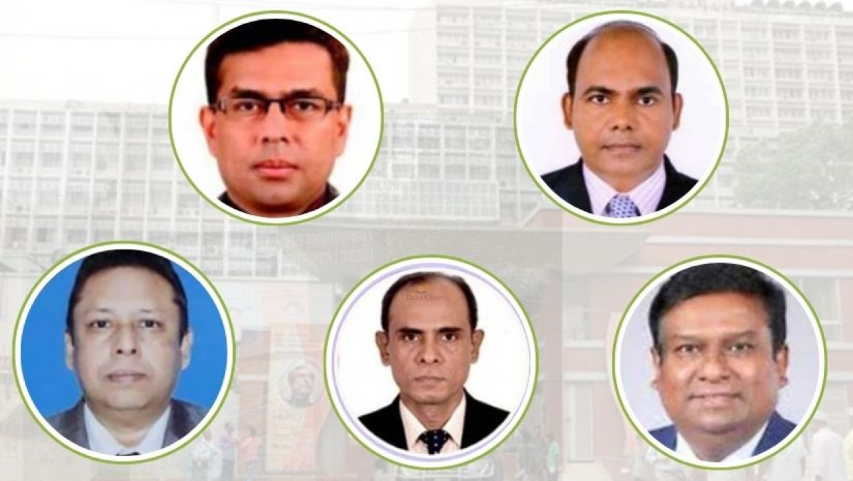 অবসরে পাঠানো পাঁচ সচিব