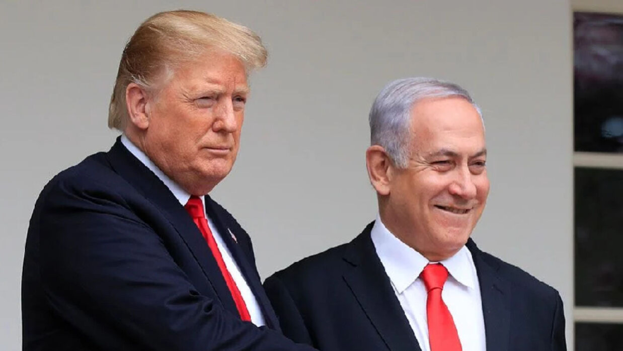 ডোনাল্ড ট্রাম্পে ও বেনিয়ামিন নেতানিয়াহু