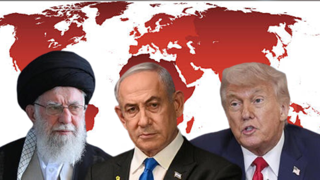 আলী খামেনেয়ী, নেতানিয়াহু, ট্রাম্প