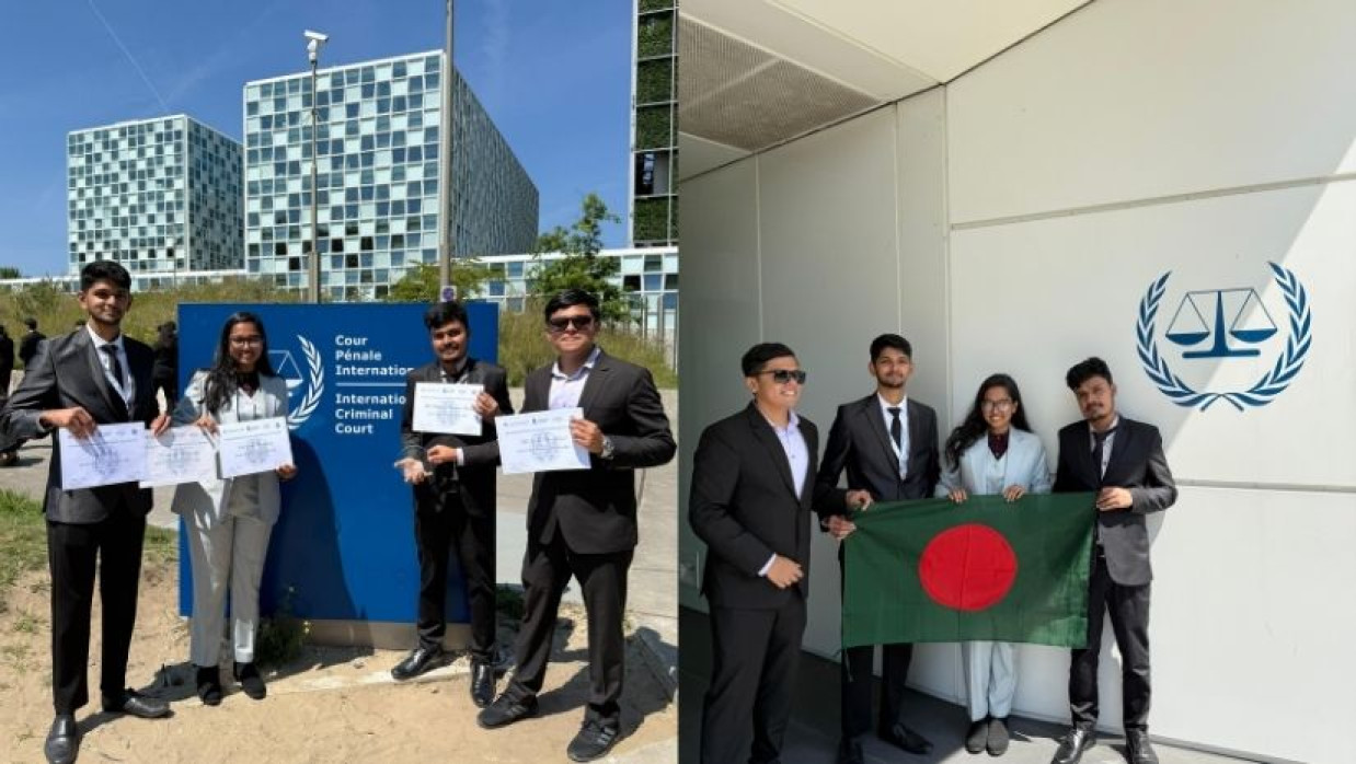 প্রেসিডেন্সি ইউনিভার্সিটির মুট কোর্ট টিমের ৪ সদস্য