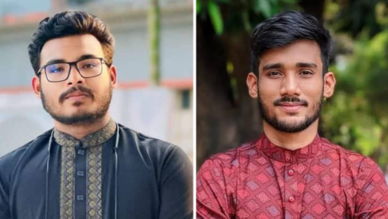 অভিযুক্ত আদনান ও স্বাগত দাশ পার্থ