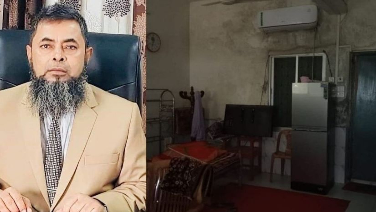 ক্লাসরুমকে বেডরুম বানিয়ে ব্যবহার করছেন উপাধ্যক্ষ আতাউল হক খান