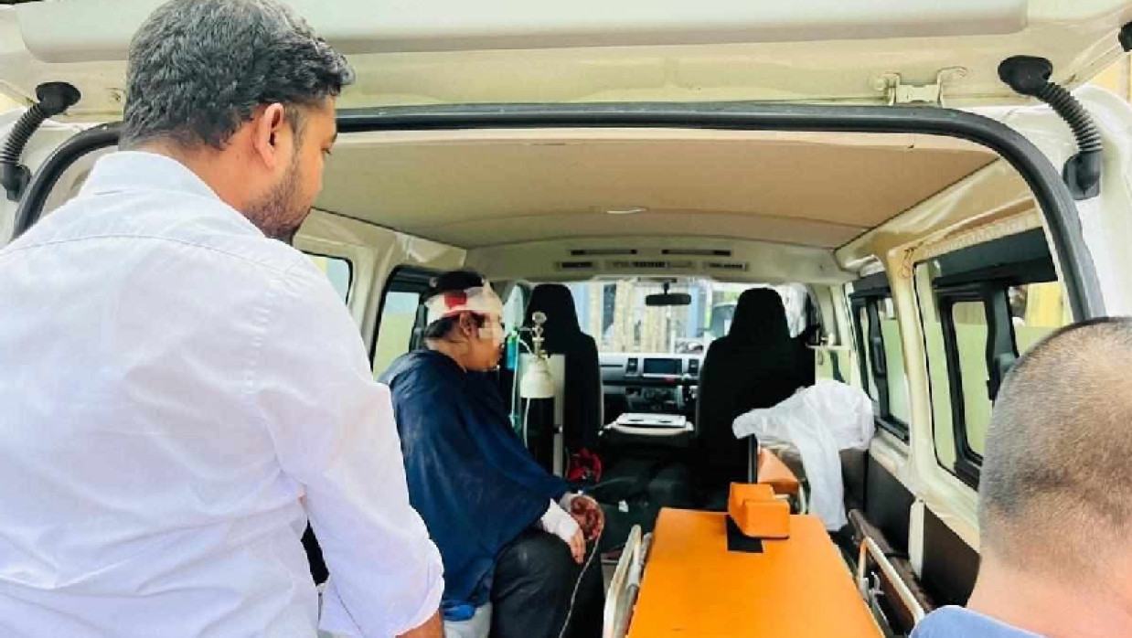 দুর্ঘটনায় গুরুতর আহত একজন