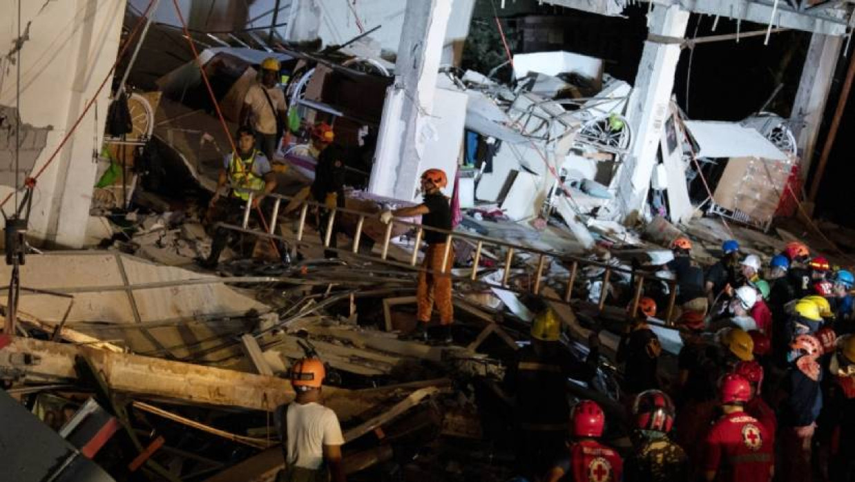 ফিলিপাইনের দক্ষিণাঞ্চলীয় উপকূলে ভূমিকম্পটি আঘাত হেনেছে