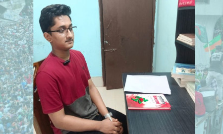 সেই ‘ট্রমা’ এখনো বয়ে বেড়াচ্ছেন হেলিকপ্টার থেকে ছোড়া গুলিতে আহত ঢাকা সিটি কলেজের আইমান