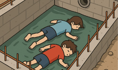 খেলতে গিয়ে প্রাণ গেল দুই শিশুর