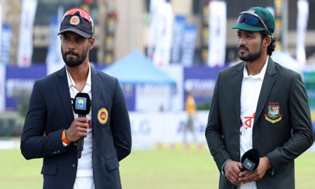 দ্বিতীয় টেস্টেও টস জিতে ব্যাটিংয়ে বাংলাদেশ