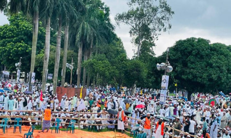 ইসলামী আন্দোলনের মহাসমাবেশে দলে দলে আসছেন নেতাকর্মীরা