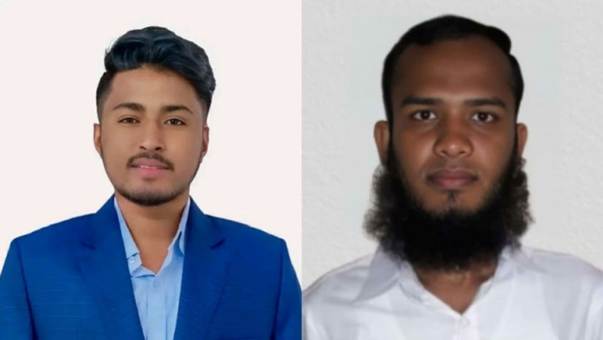 সভাপতি আকাশ চৌধুরী ও সাধারণ সম্পাদক শেখ ওয়ালিদ হোসেন 