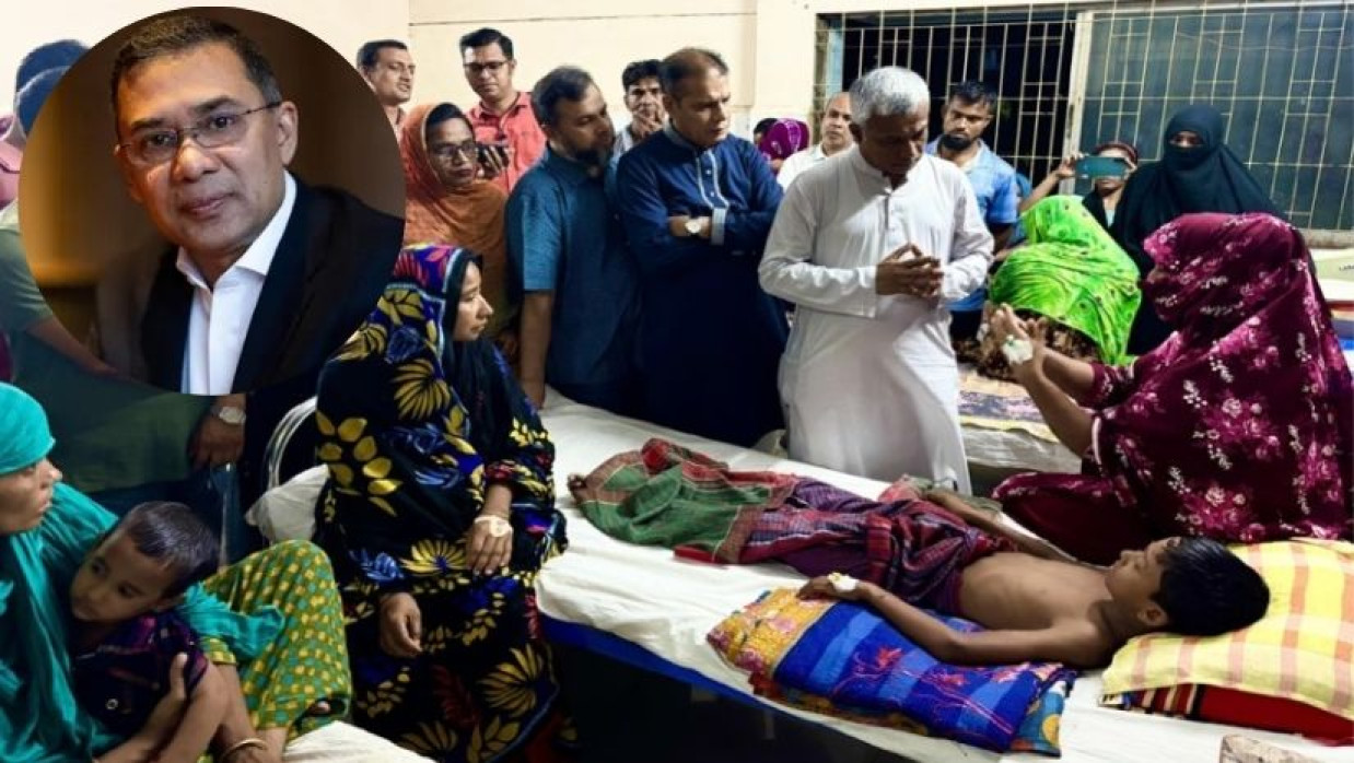 অ্যাসিড দগ্ধ পরিবারের পাশে তারেক রহমান