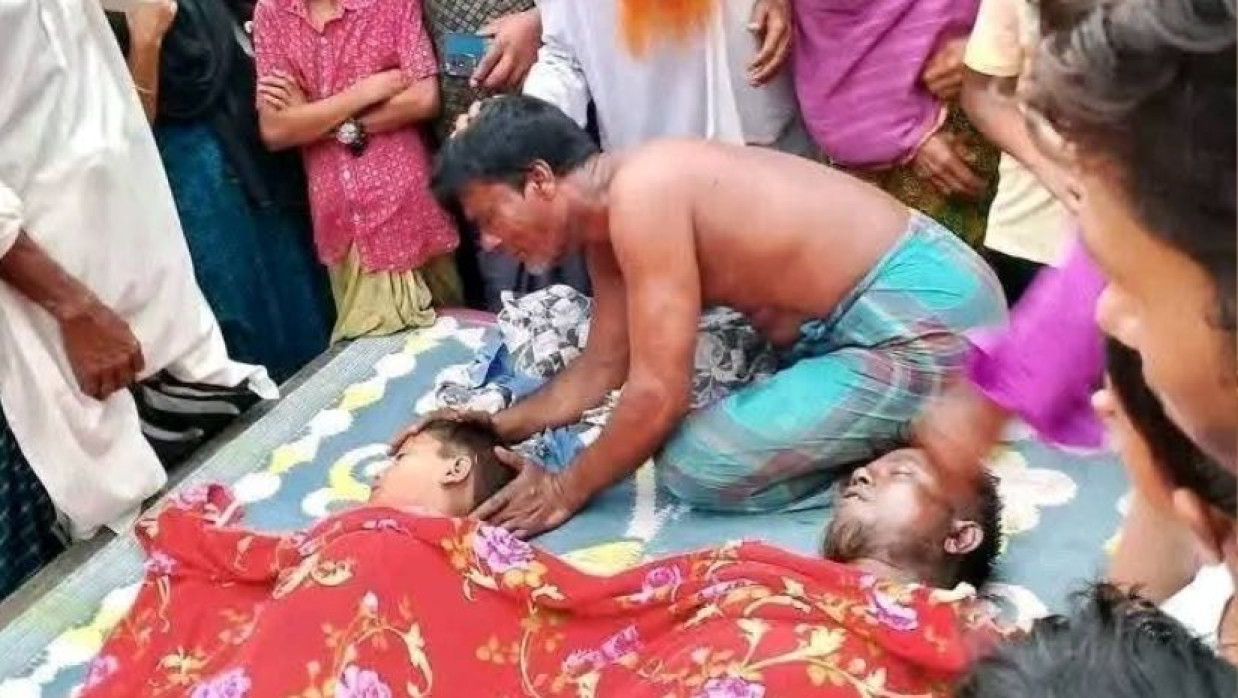 নিহত বাবা-ছেলে