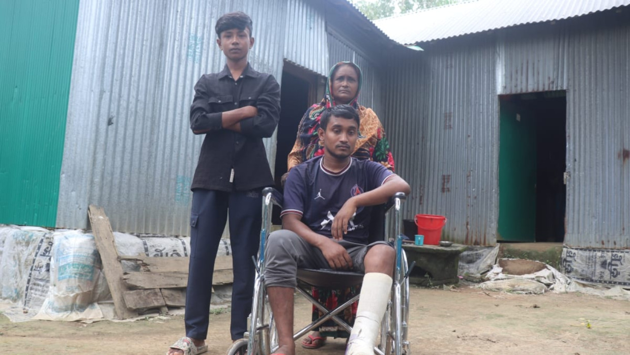 গণঅভ্যুত্থানে আহত মো. পারভেজ মিয়া