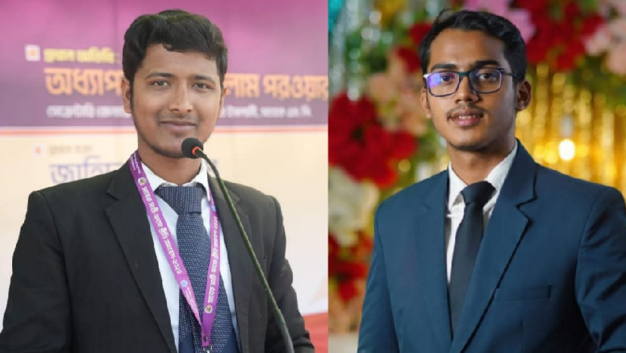 সভাপতি রিয়াজুল ও সেক্রেটারি আরিফ