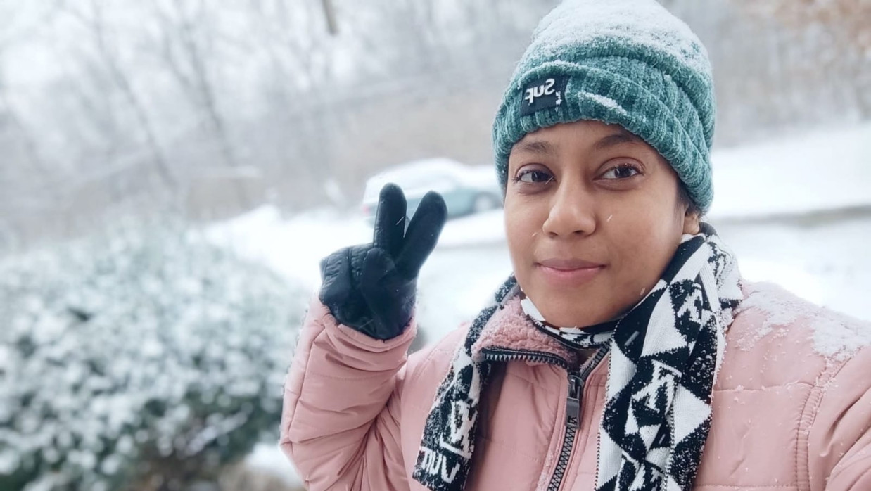 যুক্তরাষ্ট্রে উচ্চশিক্ষায় স্কলারশিপ পেয়েছেন আফরিন সুলতানা