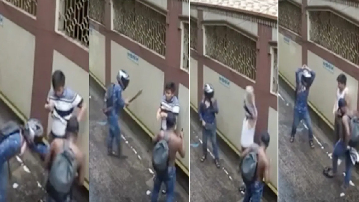 শ্যামলীতে ভয়াবহ ছিনতাইয়ের ঘটনা