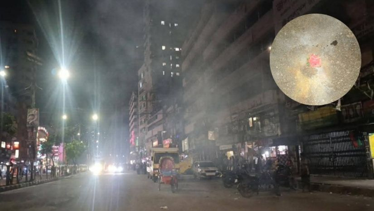 বিএনপির অফিসের সামনে ককটেল বিস্ফোরণ
