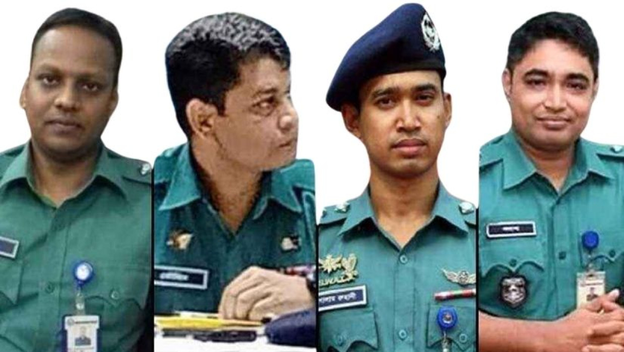 বরখাস্ত হওয়া ৪ পুলিশ কর্মকর্তা