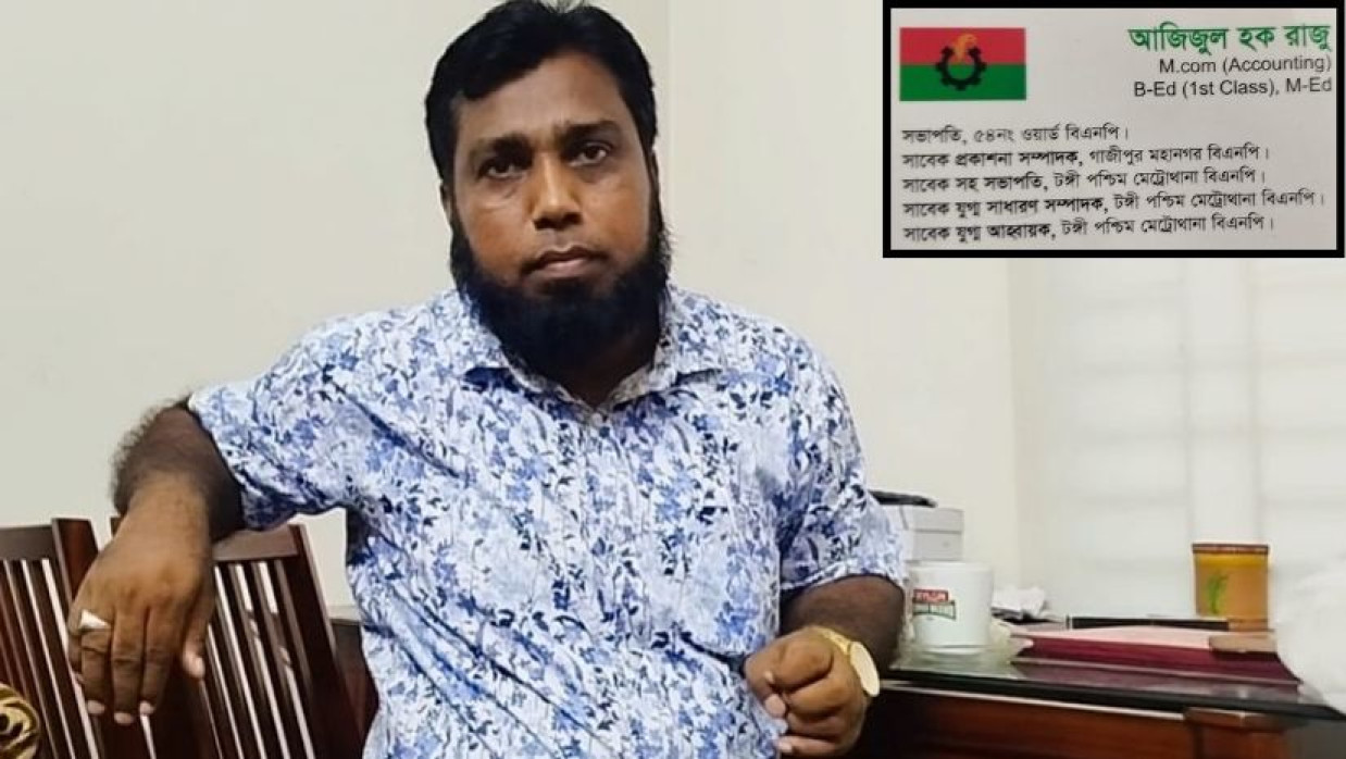 বিএনপি নেতা আজিজুল হক রাজু