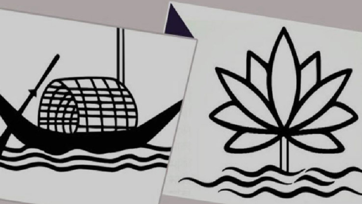 নৌকা ও শাপলা