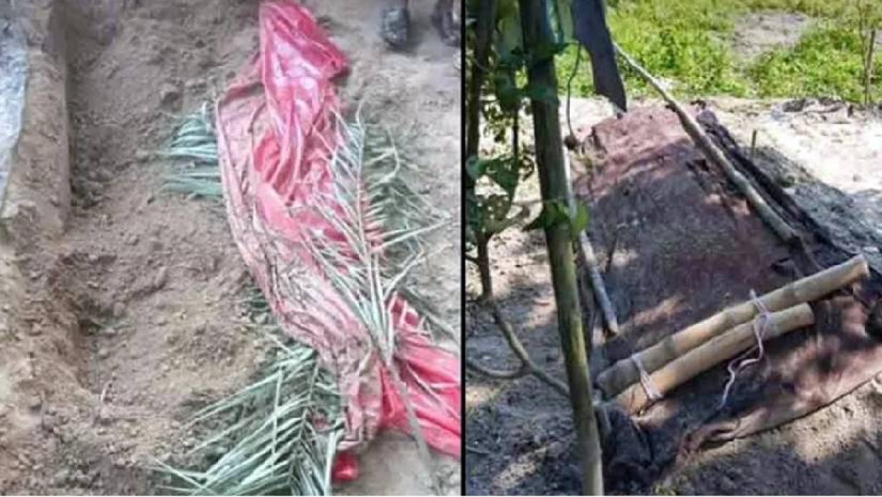 কৃষকের মরদেহ উত্তোলন করে অন্যত্র দাফন