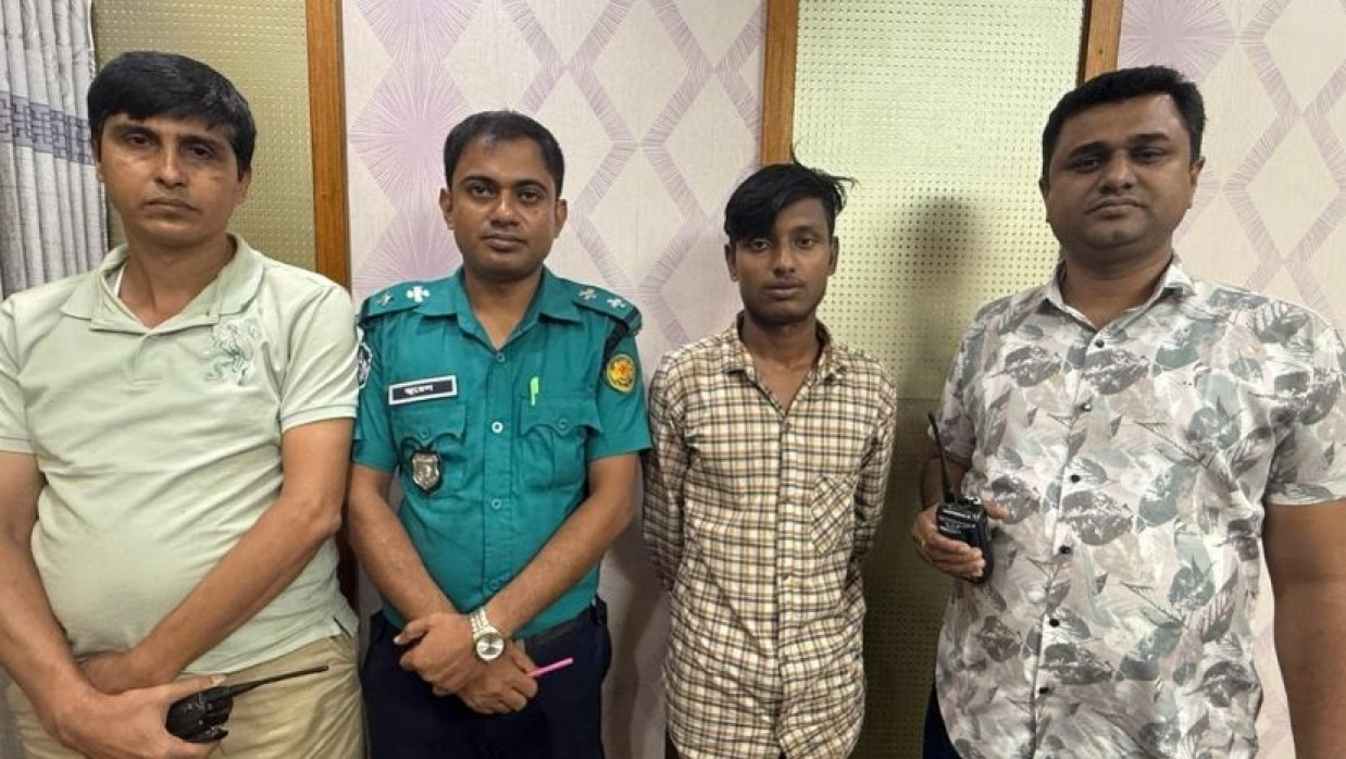 মো. আল আমিনকে গ্রেপ্তার করে বনানী থানা পুলিশ