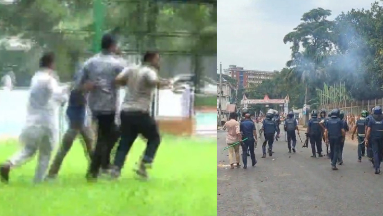 হাসনাত আব্দুল্লাহসহ এনসিপি নেতাদের নিরাপদে সরিয়ে নিচ্ছে পুলিশ