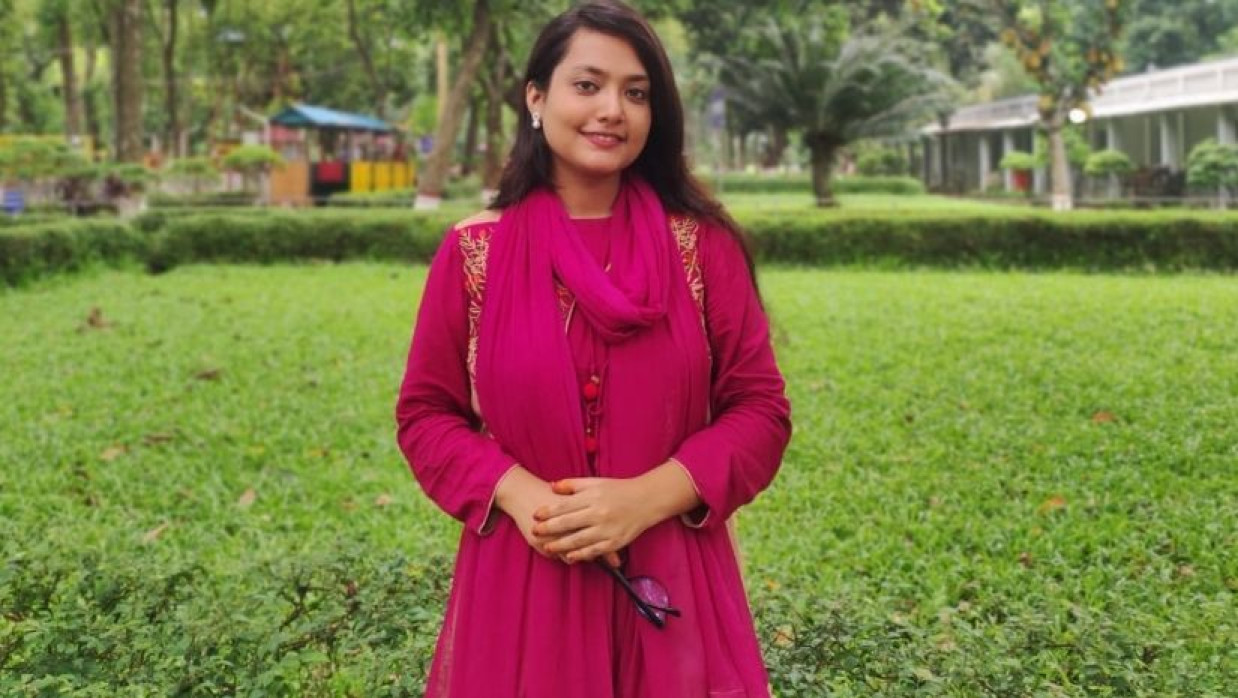 মাভাবিপ্রবির এনভায়রনমেন্টাল সায়েন্স অ্যান্ড রিসোর্স ম্যানেজমেন্ট বিভাগের শিক্ষার্থী সম্পা ইসলাম