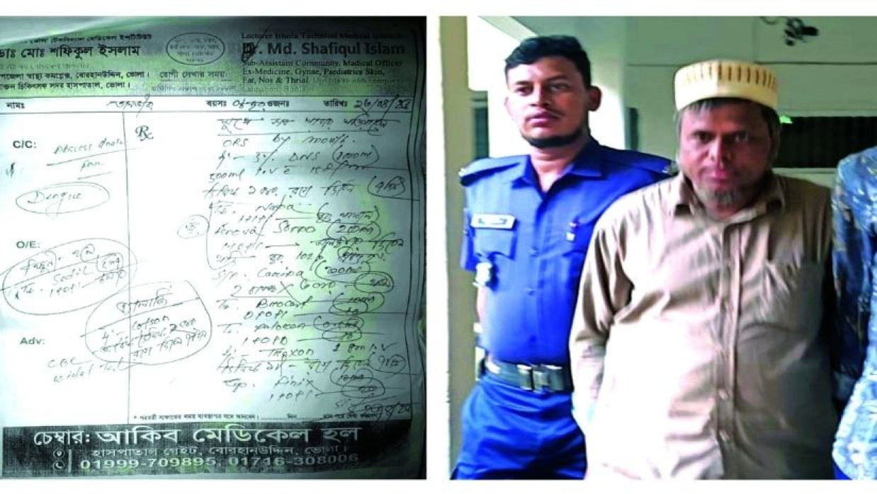 গ্রেফতার স্যাকমো শফিকুল ইসলাম