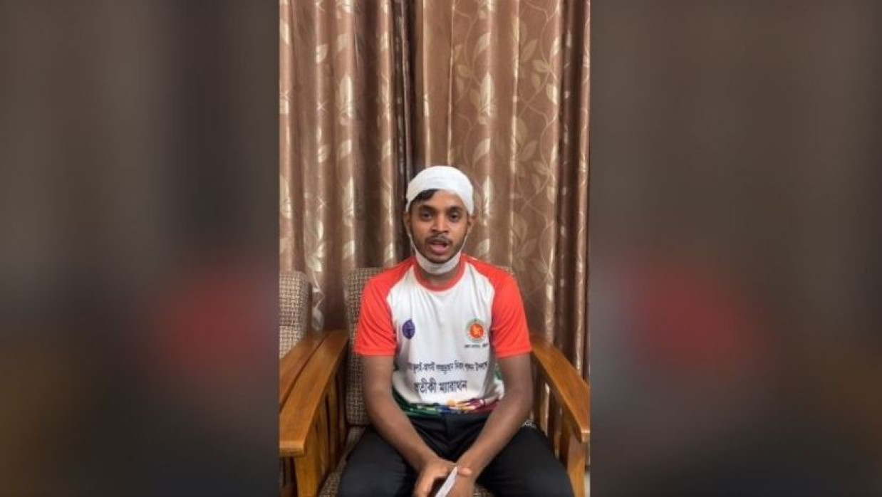 আহত জুলাই যোদ্ধা মো. তানভীর কাদের শিকদার