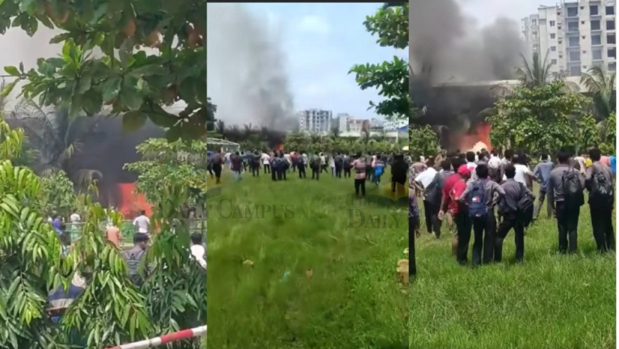 রাজধানীতে ফাইটার জেট বিধ্বস্ত