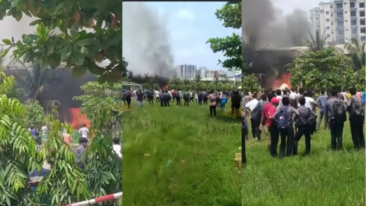 মাইলস্টোনে বিমান বিধ্বস্ত