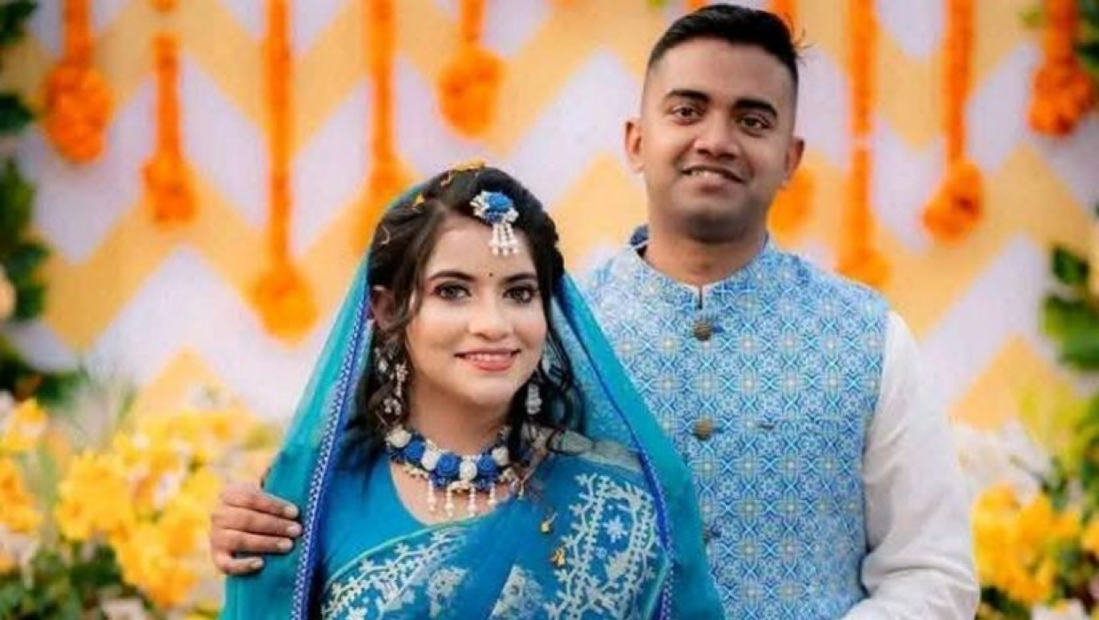 তৌকির ইসলাম সাগর ও তার স্ত্রী