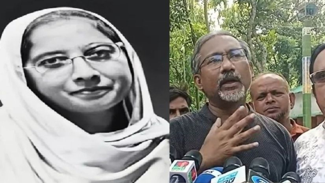 মেহেরীন চৌধুরী ও তার স্বামী মনছুর হেলাল