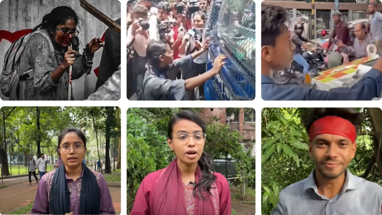 সানজিদা আহমেদ তন্বি , নুসরাত জাহান টুম্পা ও সৈয়দ সাদমান