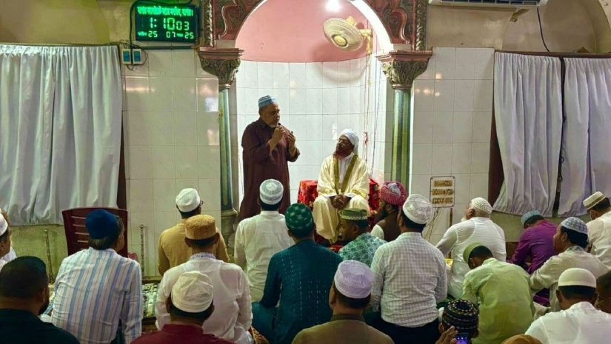 বক্তব্যে রাখছেন এ এম এম নাসির উদ্দী