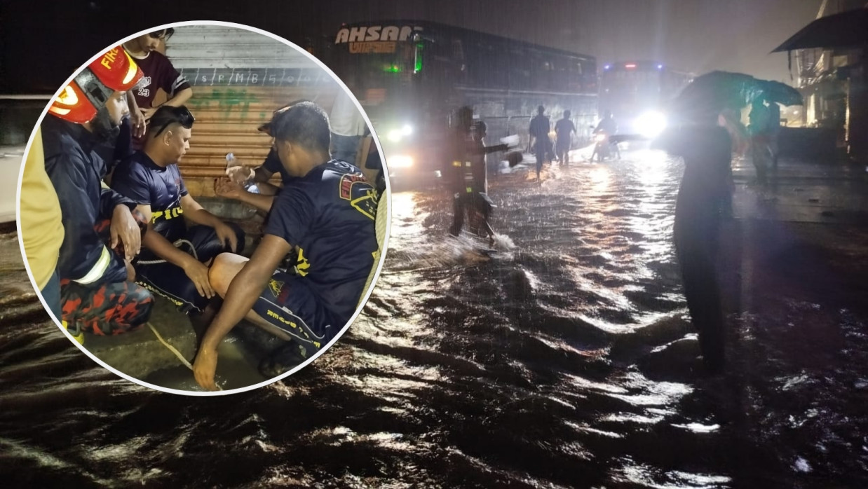 ম্যানহোলে পড়ে অজ্ঞাতপরিচয় এক নারী নিখোঁজ