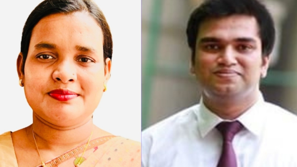 নাছরীন আক্তার ও সজীব কান্তি রুদ্র