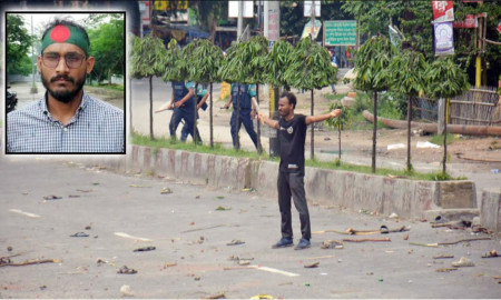 আবু সাইদ গুলি করে হত্যা করে পুলিশ