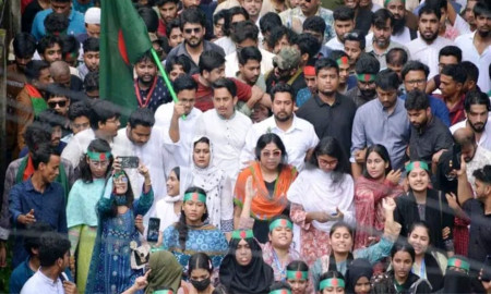 সন্ত্রাসীদের বিরুদ্ধে ব্যবস্থা না নিলে গোপালগঞ্জ অভিমুখে মার্চ করব: নাহিদ ইসলাম