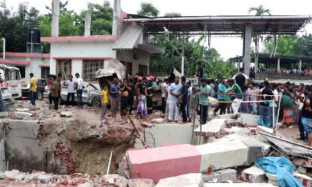 রংপুরে ফিলিং স্টেশনে বিস্ফোরণে নিহত ১, আহত ১৩ 