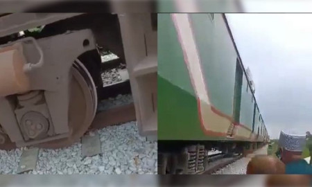 কুমিল্লায় চট্টগ্রামগামী ট্রেন লাইনচ্যুত