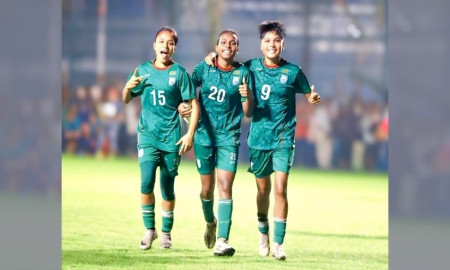 শান্তির হ্যাটট্রিকে সাফ জয়, নিজ গ্রামে উৎসবের আমেজ