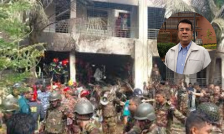 বিমান বিধ্বস্তে নিহতদের প্রতি জাতীয় বিশ্ববিদ্যালয় ভিসির শোক জ্ঞাপন 