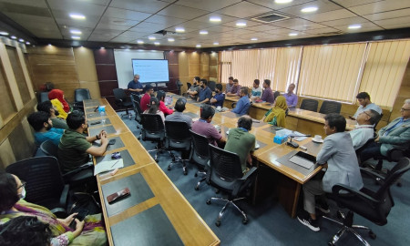 এনএসইউতে ‘দ্য মুন অ্যান্ড সিক্সপেন্স’ উপন্যাস নিয়ে আলোচনা সভা 